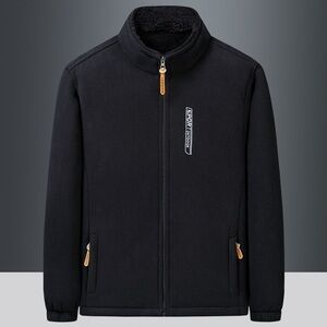 Men's Black Softshell Performance Jacket by [Brand]